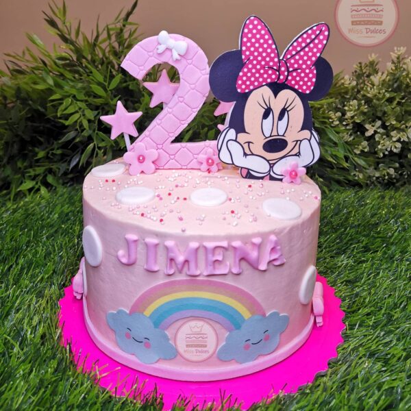 Tarta Minnie Arcoiris MissDulces